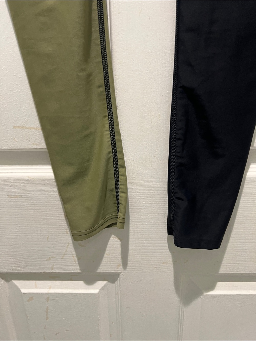 Mahiku Two-Tone Olive & Black High-Rise Leggings - Picture 8 of 8